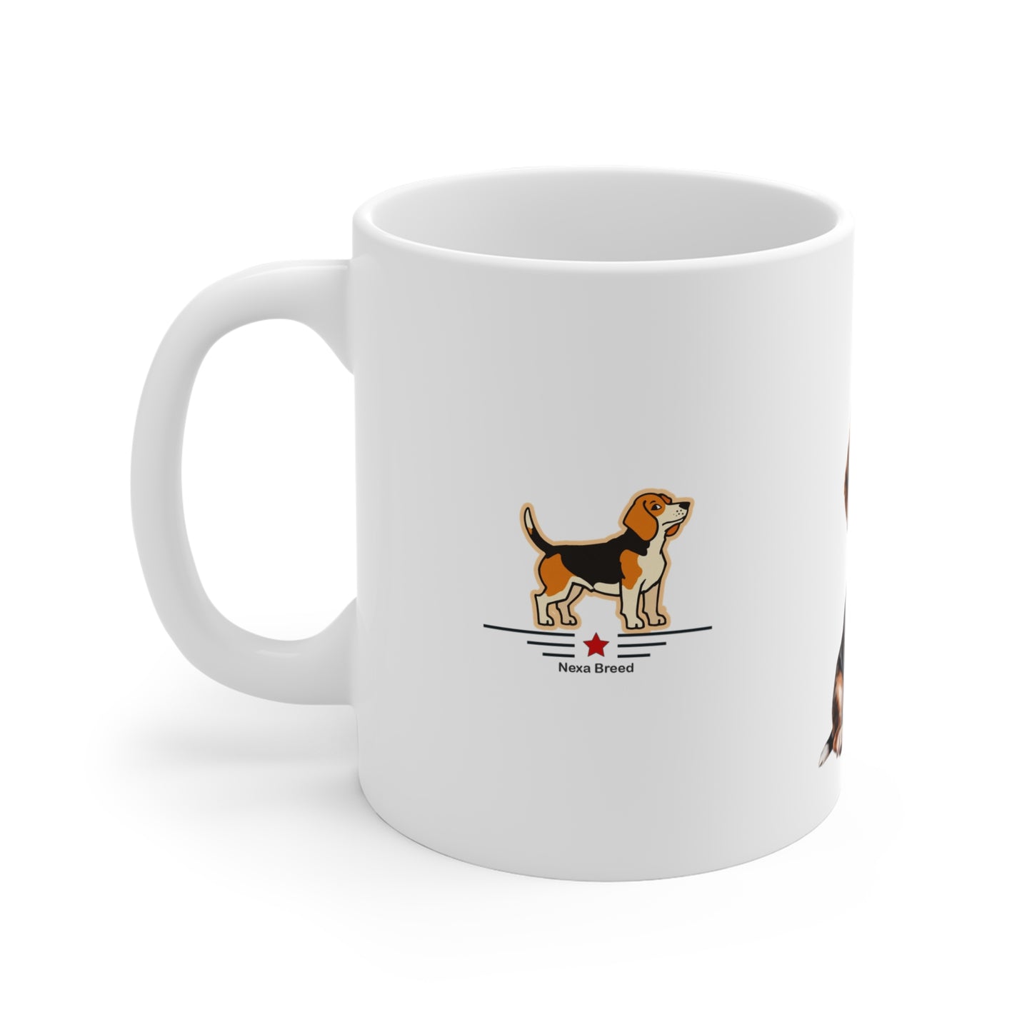 Beagle Lover's 11oz Mug - White