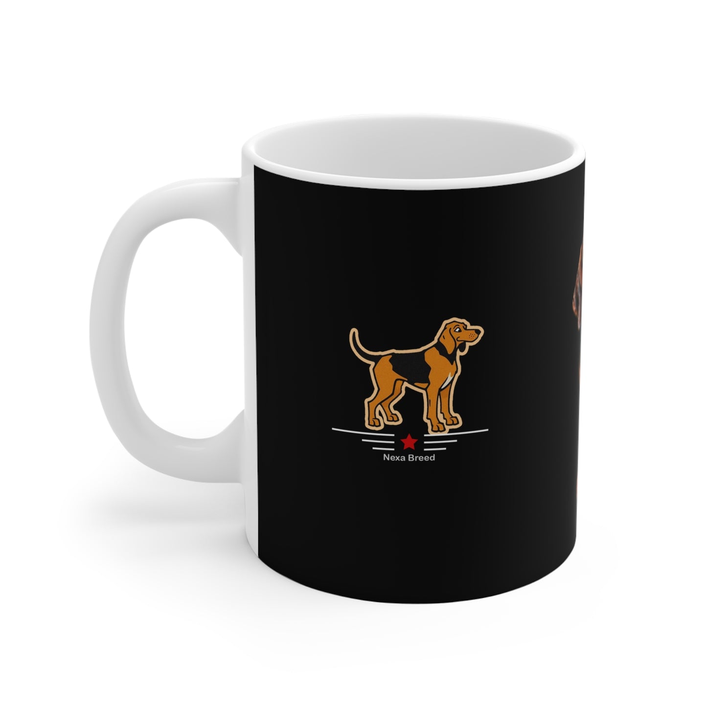 Bloodhound Lover's 11oz Mug - Black