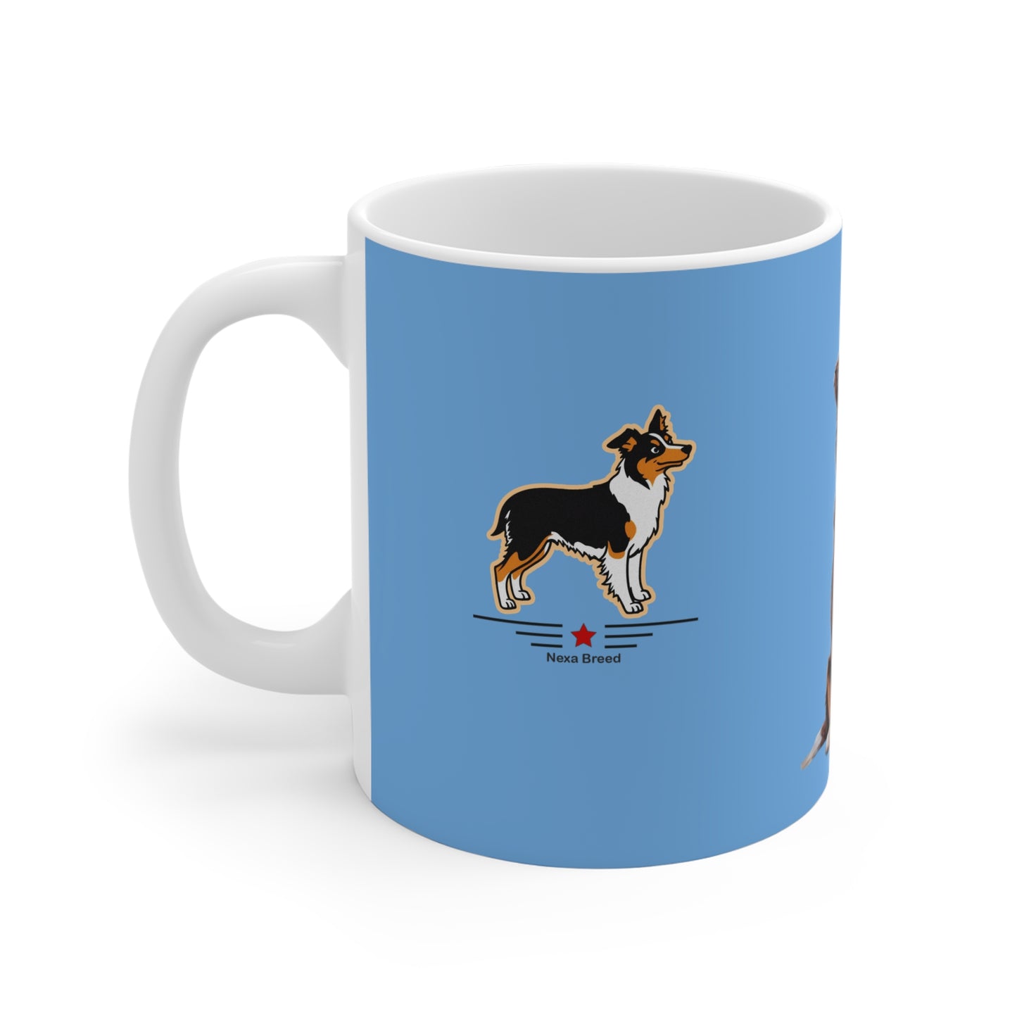 Australian Shepherd Lover's 11oz Mug - Blue