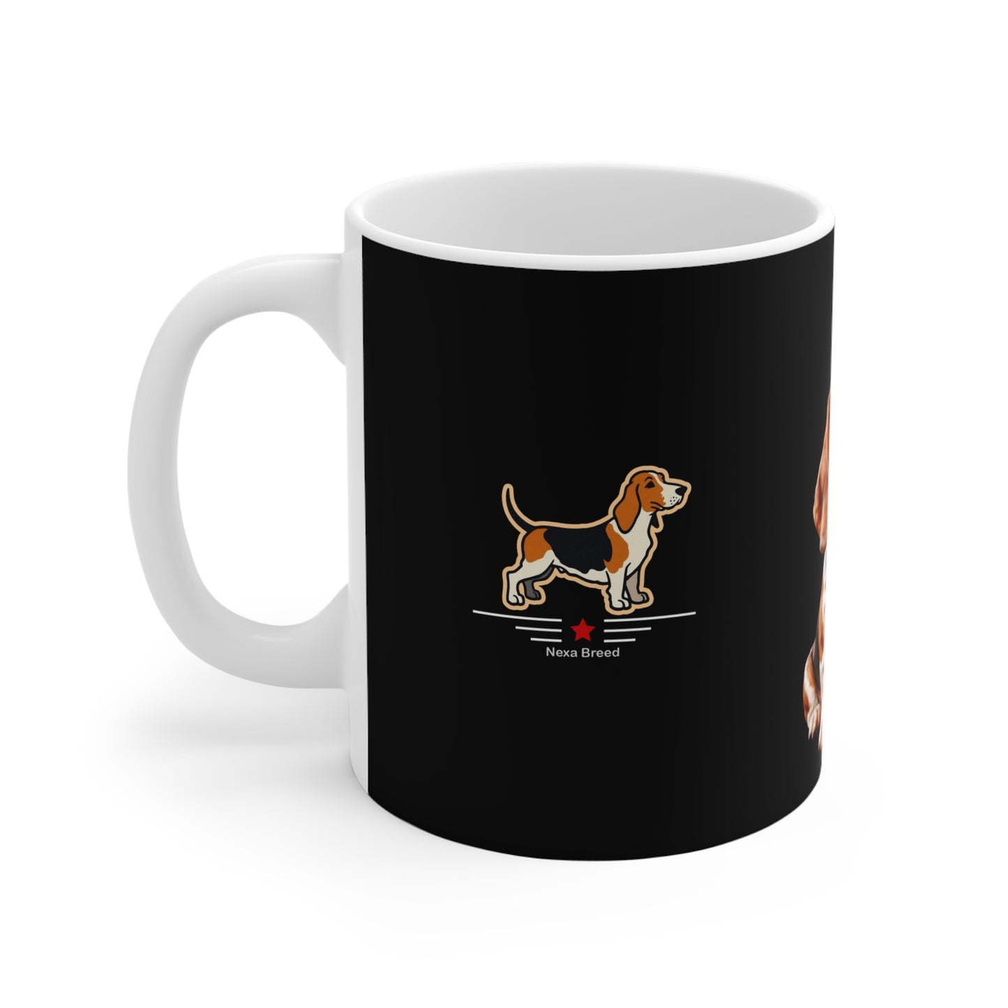 Basset Hound Lover's 11oz Mug - Black