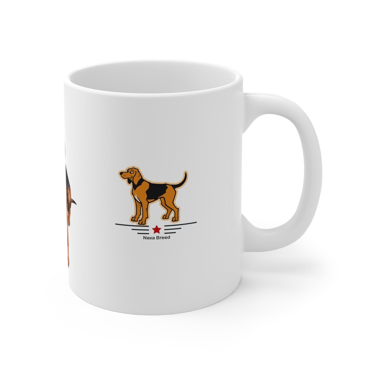 Bloodhound Lover's 11oz Mug - White