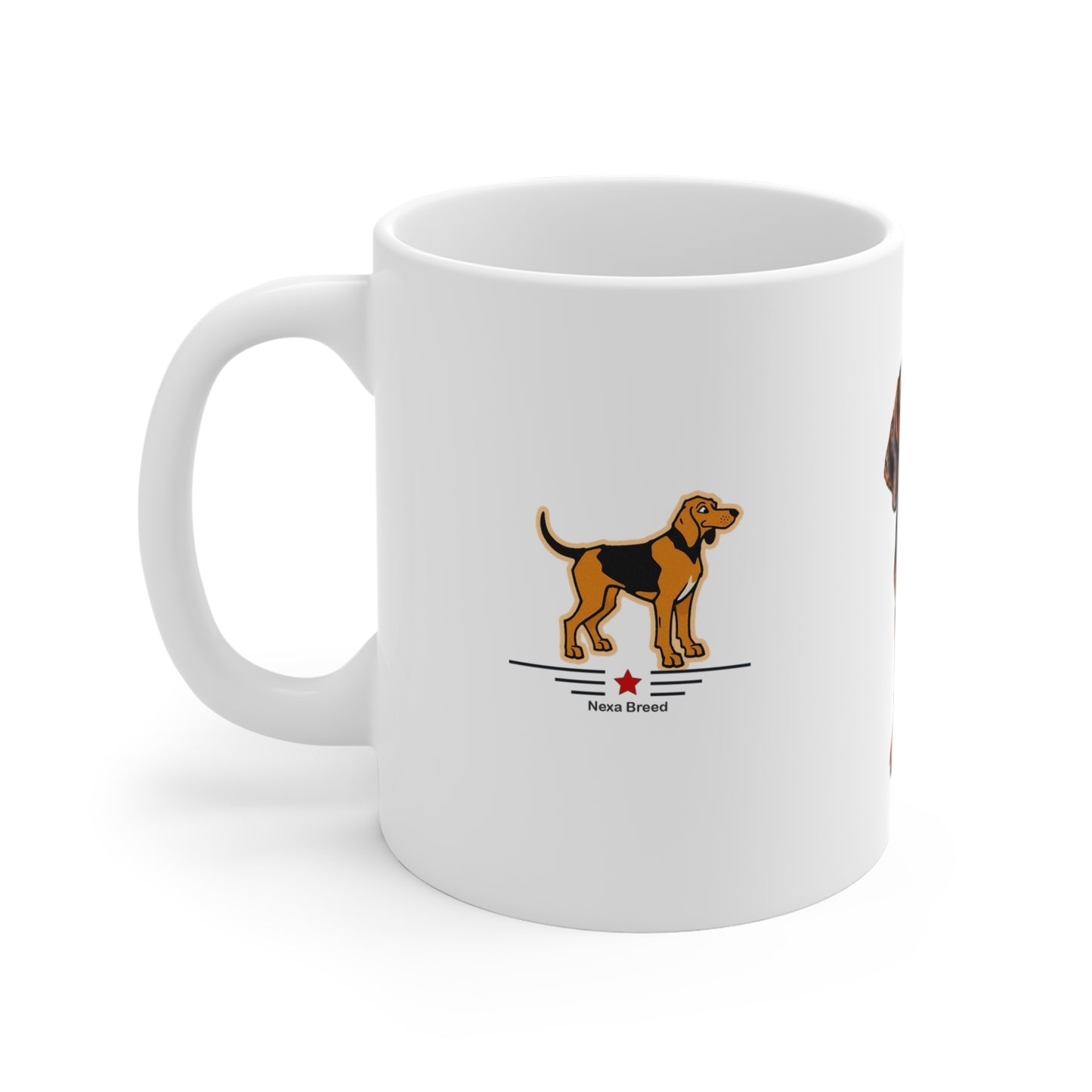 Bloodhound Lover's 11oz Mug - White