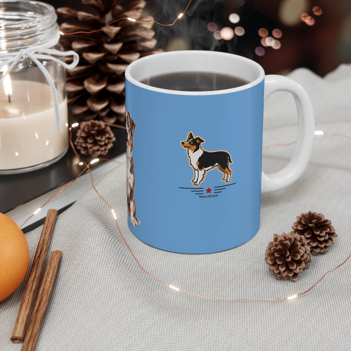 Australian Shepherd Lover's 11oz Mug - Blue