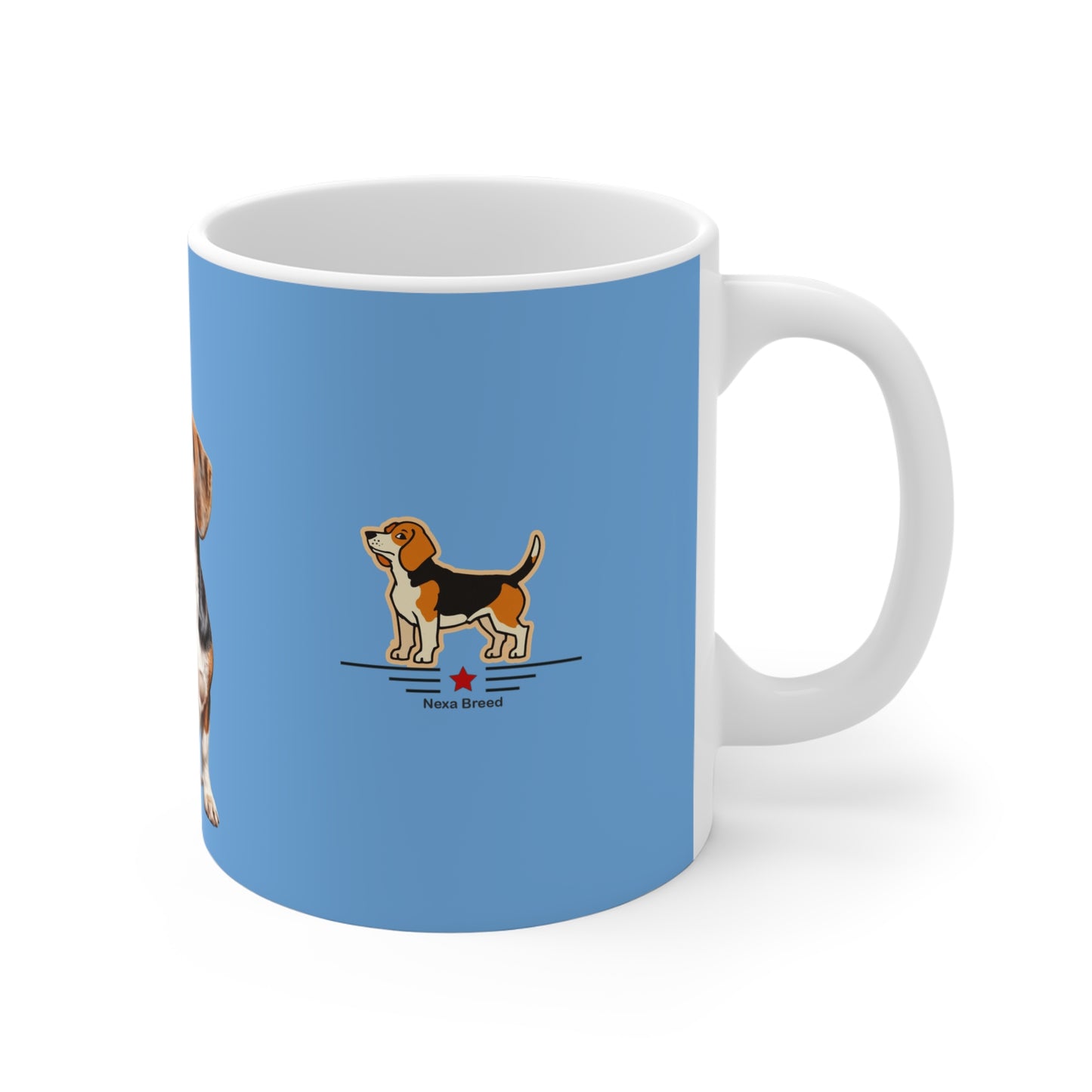 Beagle Lover's 11oz Mug - Blue
