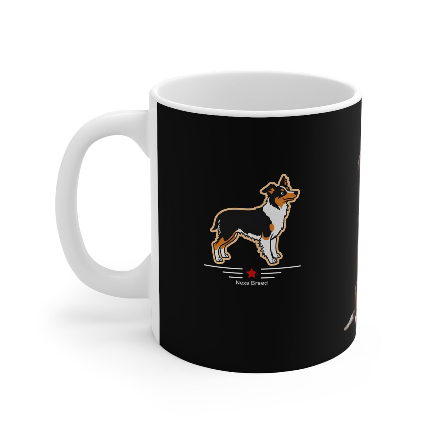Australian Shepherd Lover's 11oz Mug - Black