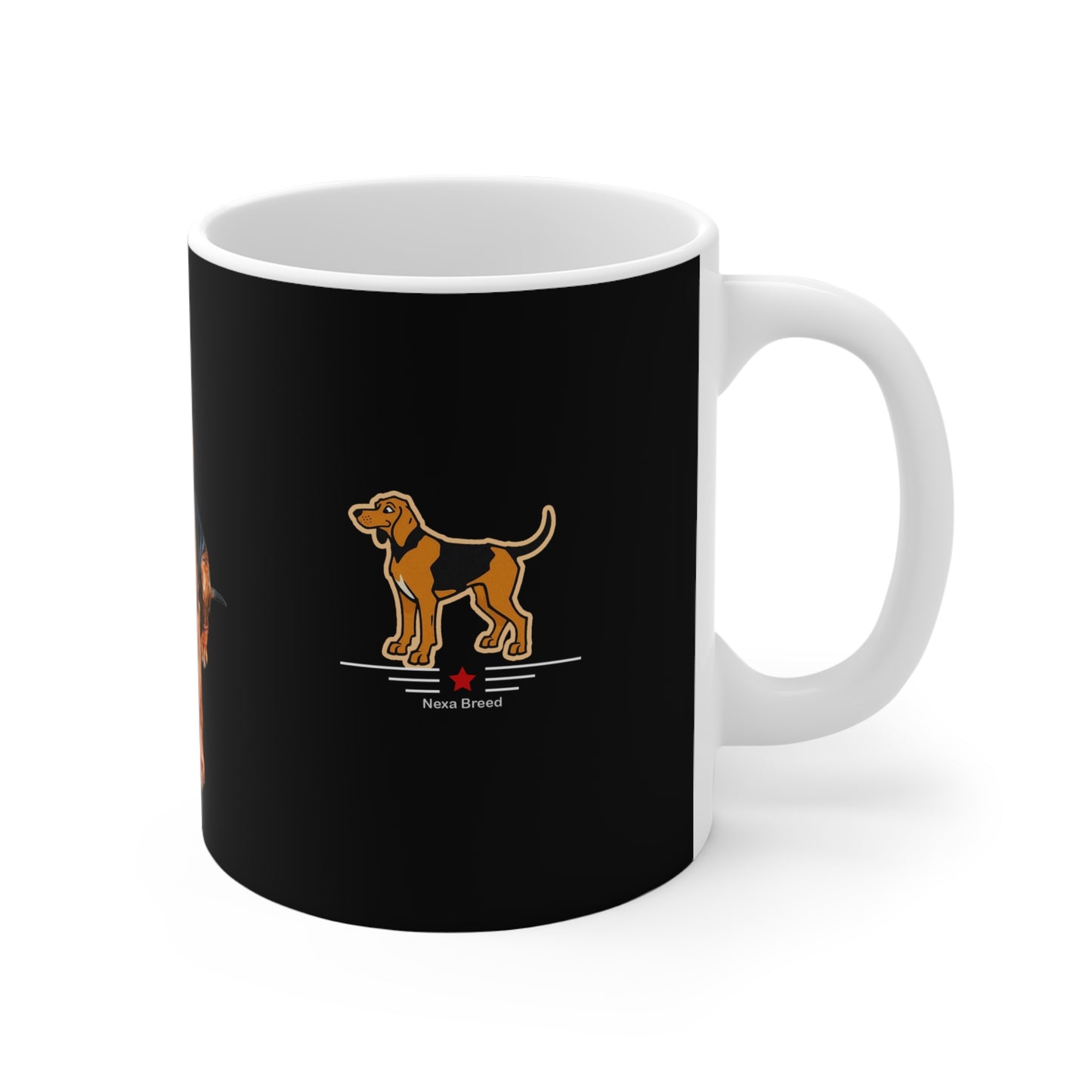 Bloodhound Lover's 11oz Mug - Black