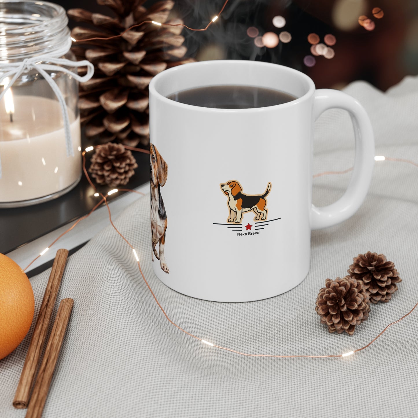 Beagle Lover's 11oz Mug - White