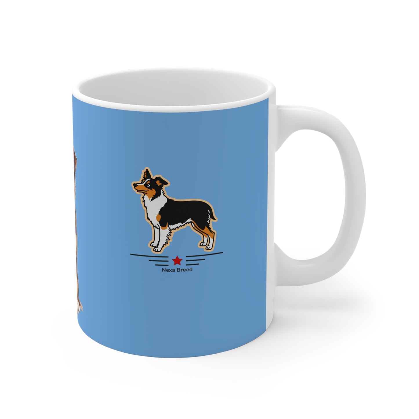 Australian Shepherd Lover's 11oz Mug - Blue