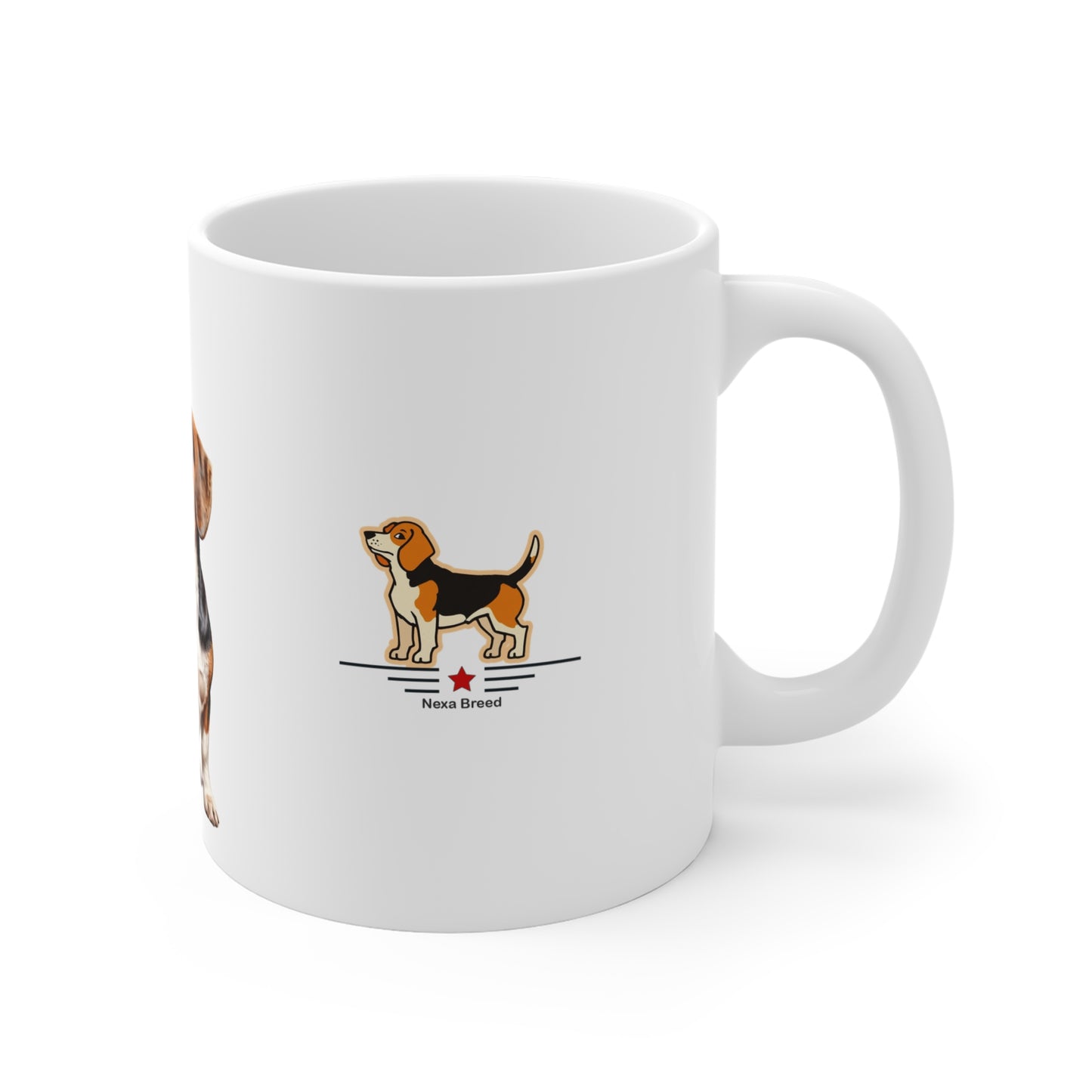 Beagle Lover's 11oz Mug - White