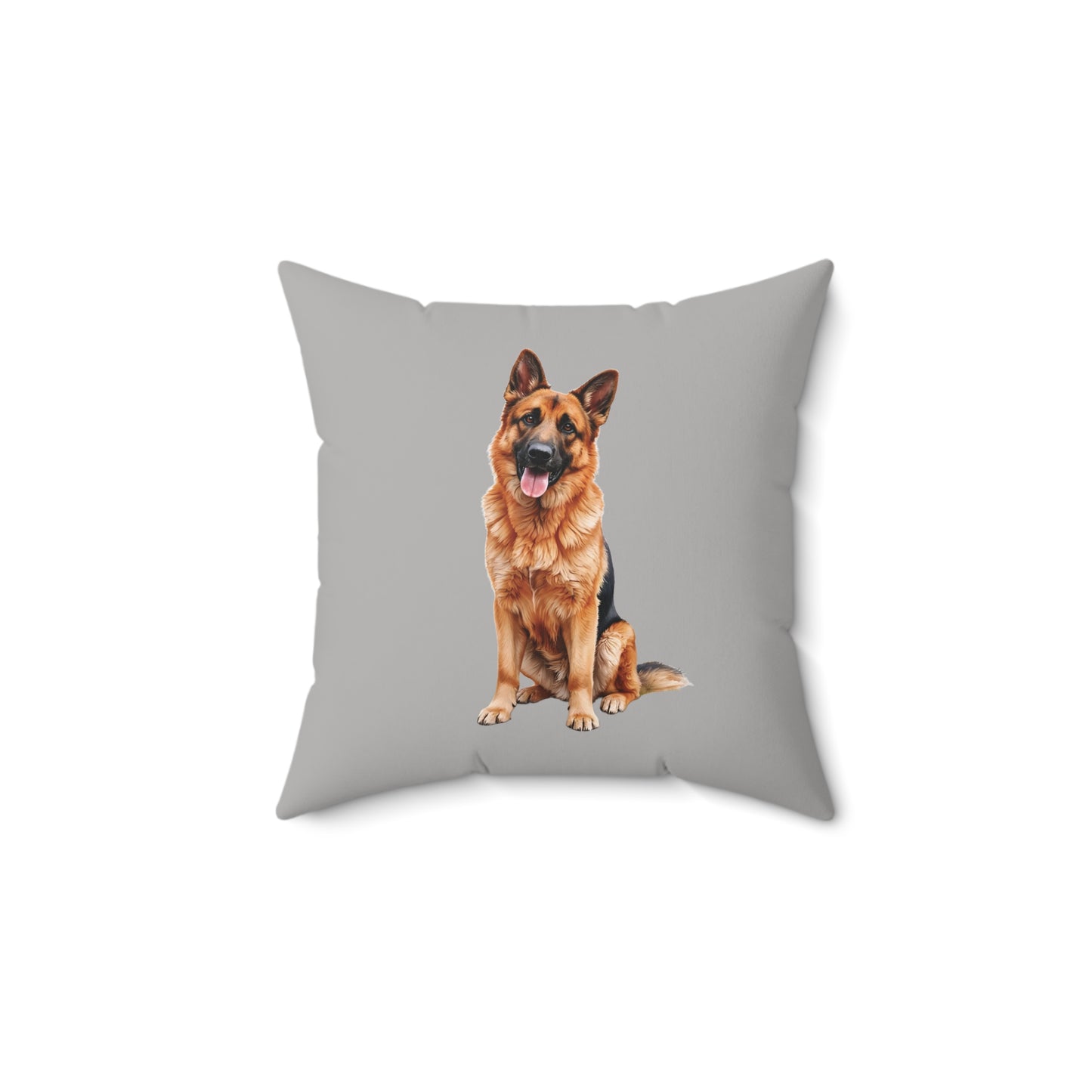 Square Throw Pillow -German Shepherd