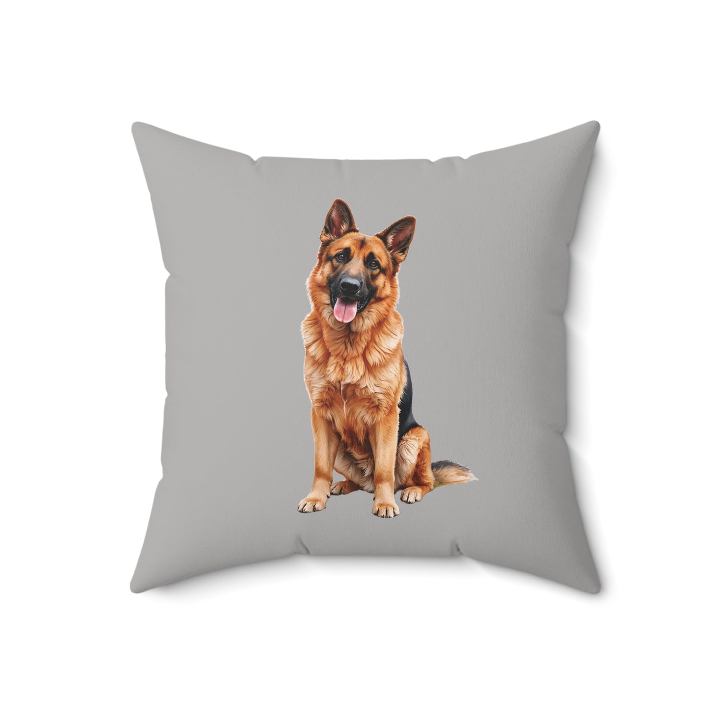 Square Throw Pillow -German Shepherd