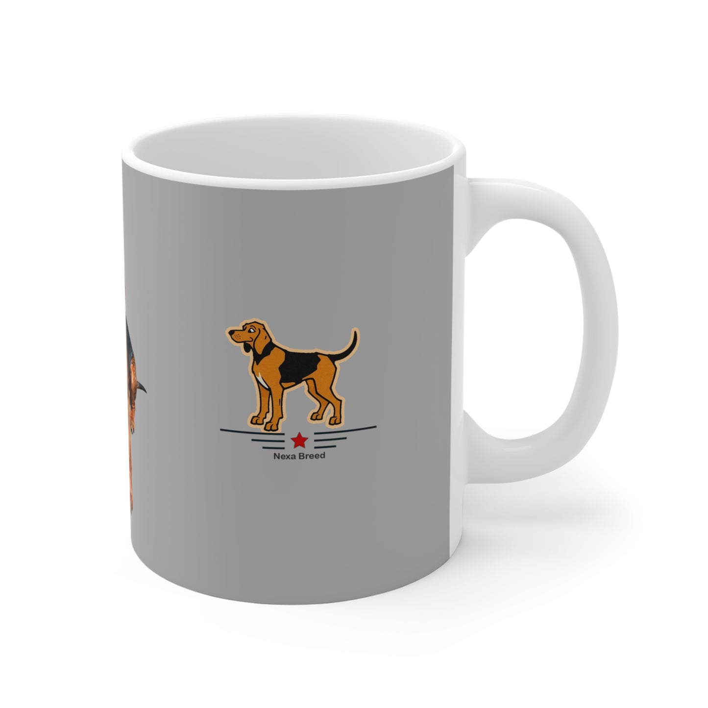 Bloodhound Lover's 11oz Mug - Grey