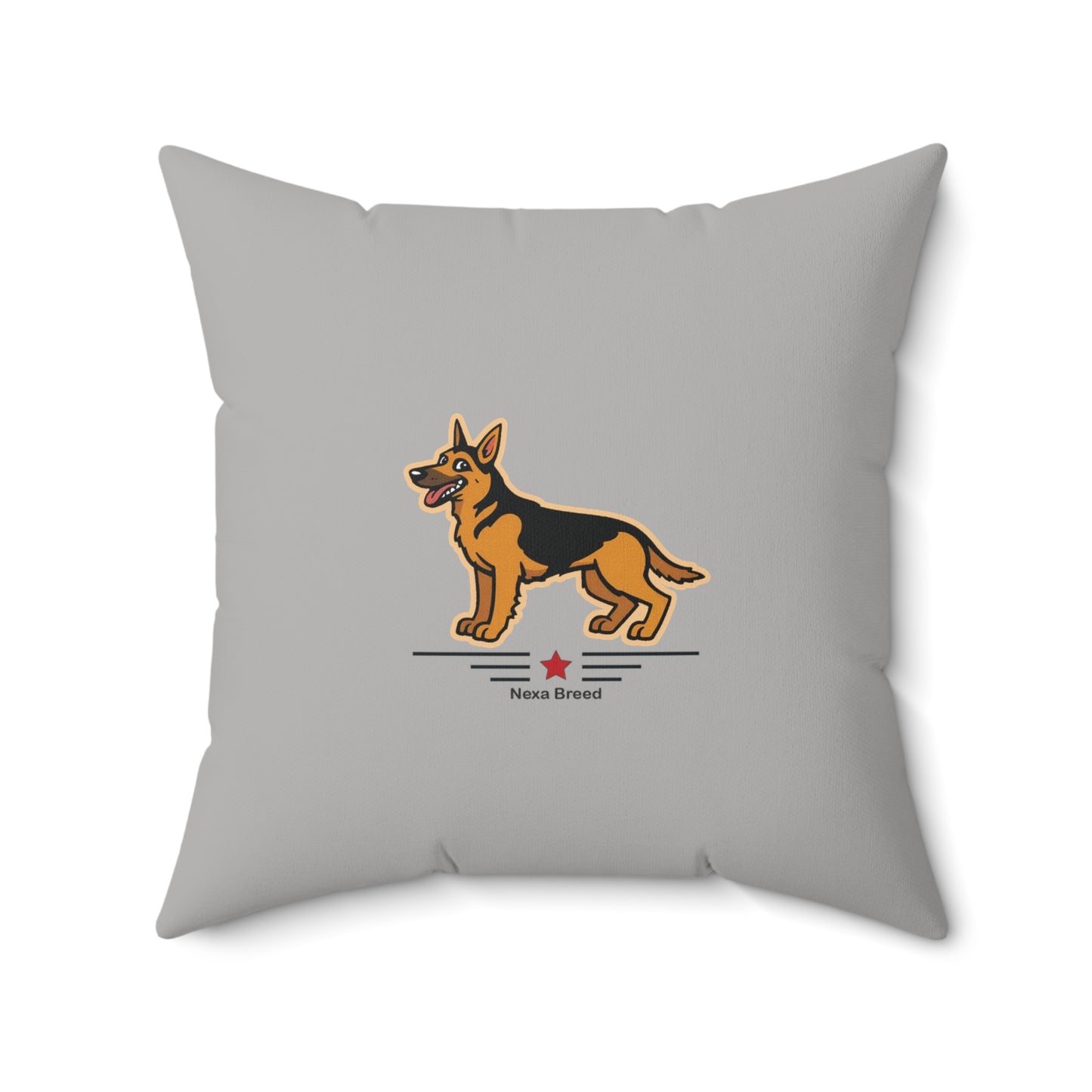 Square Throw Pillow -German Shepherd