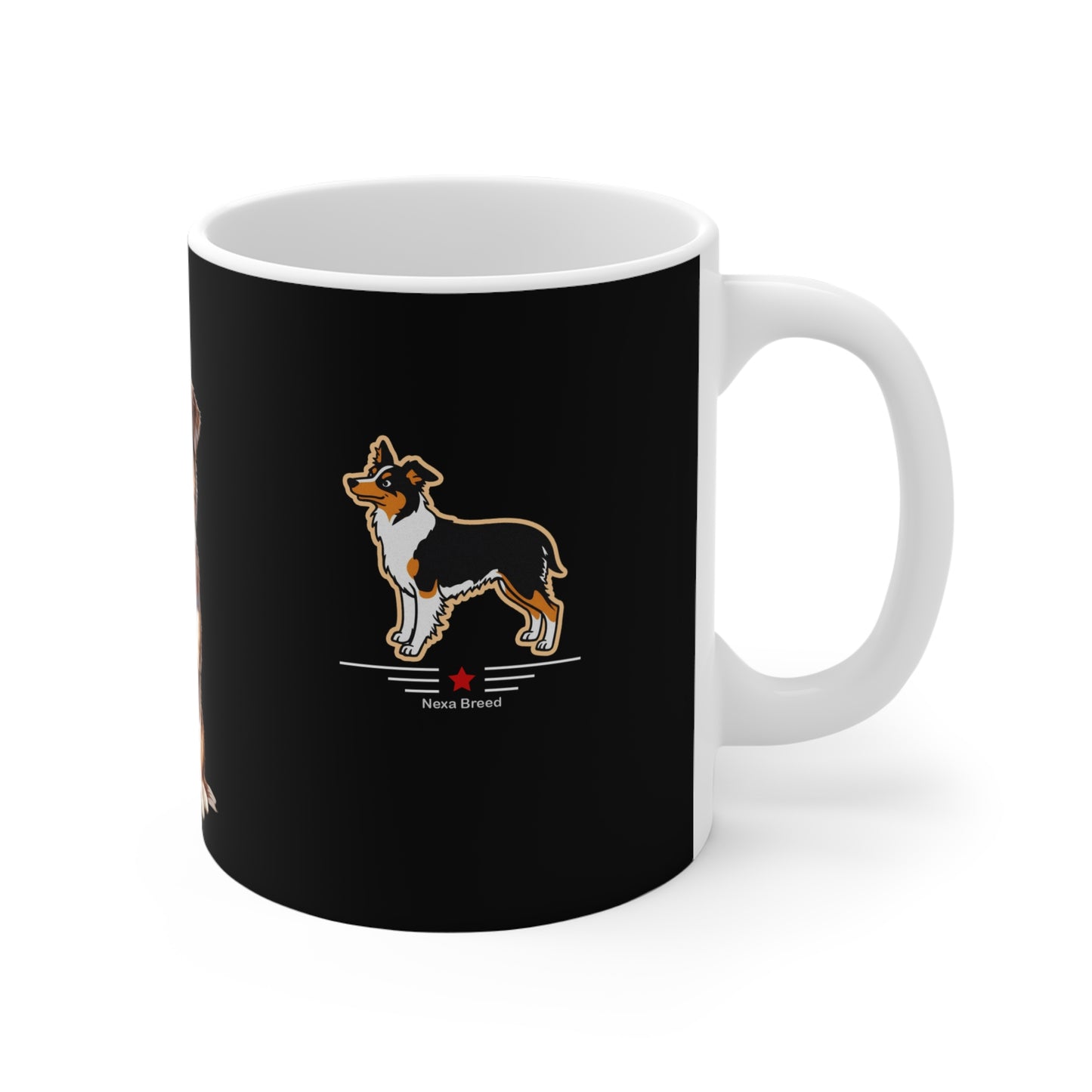 Australian Shepherd Lover's 11oz Mug - Black