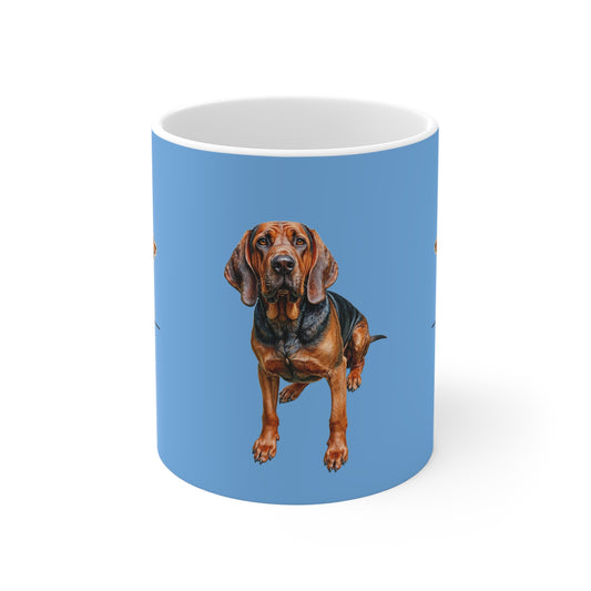 Bloodhound Lover's 11oz Mug - Blue