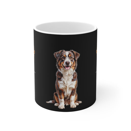 Australian Shepherd Lover's 11oz Mug - Black