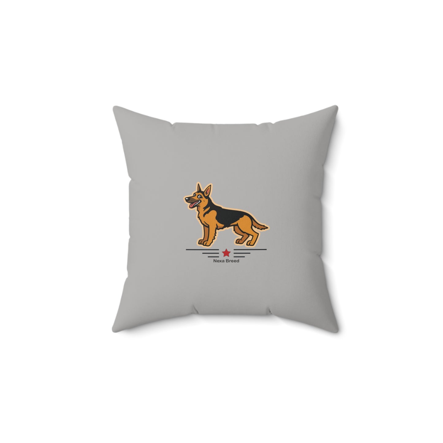 Square Throw Pillow -German Shepherd