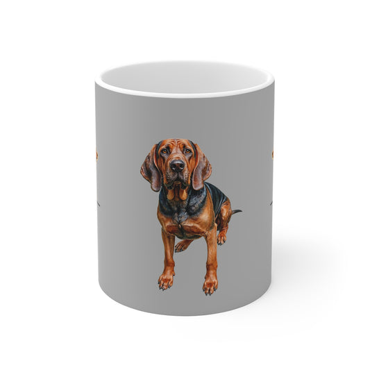 Bloodhound Lover's 11oz Mug - Grey
