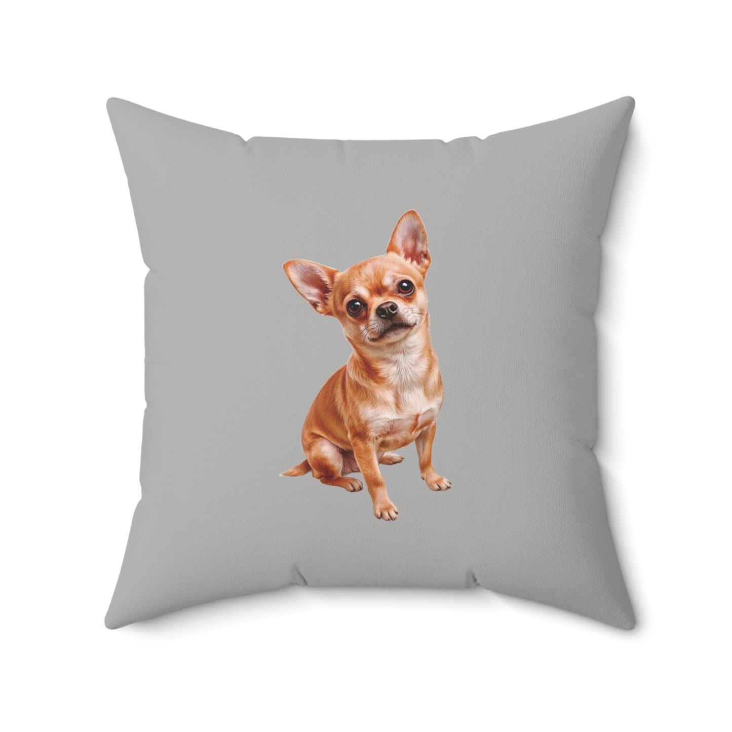 Square Throw Pillow -Chihuahua