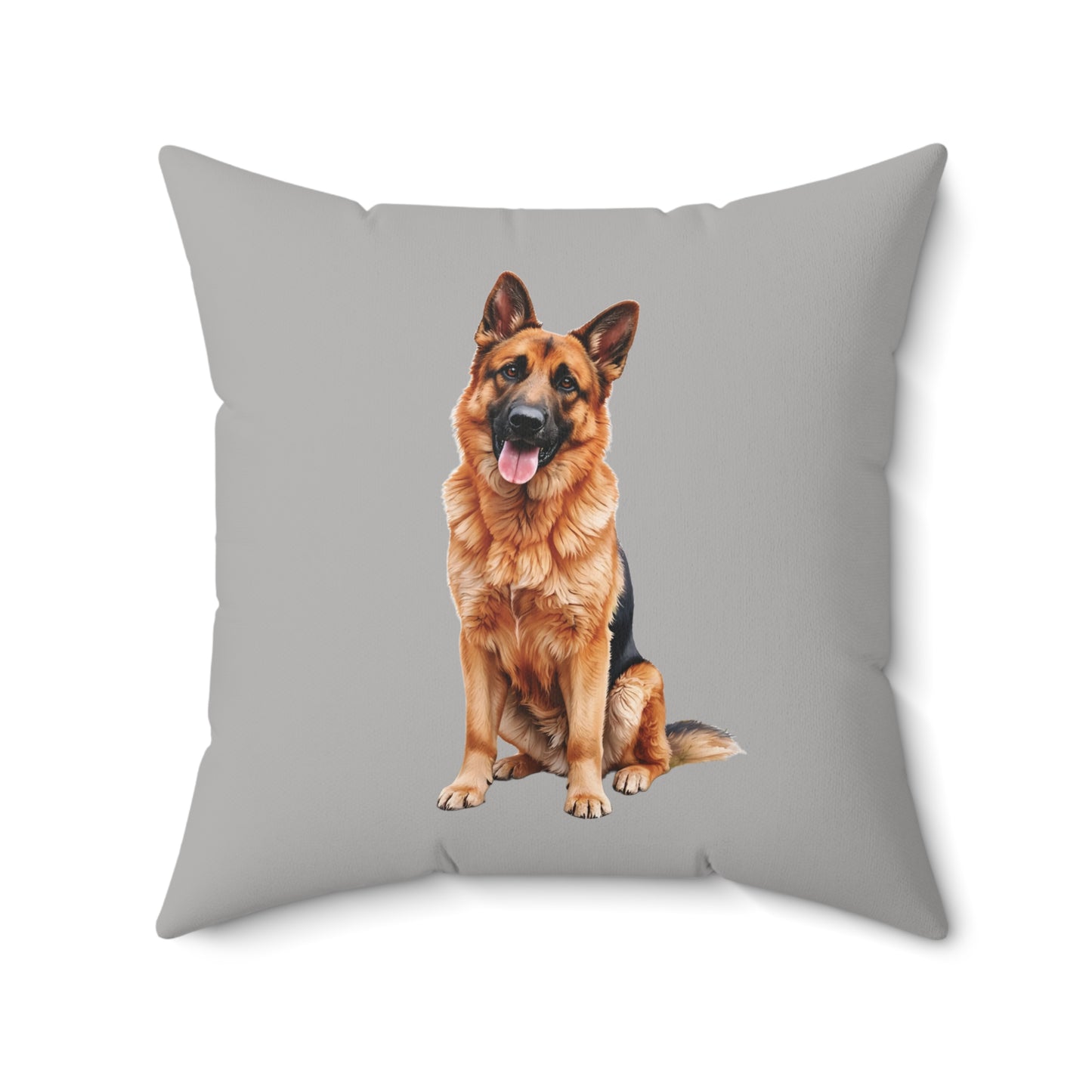 Square Throw Pillow -German Shepherd