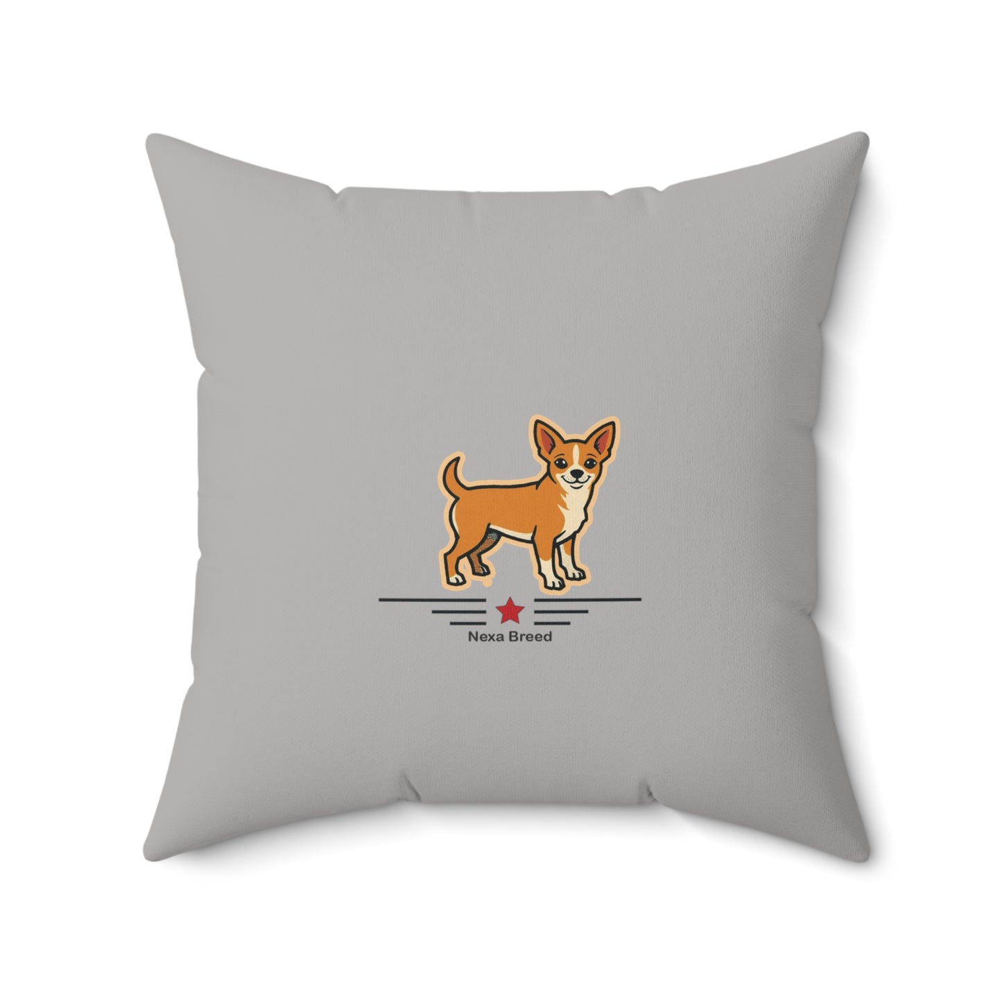 Square Throw Pillow -Chihuahua